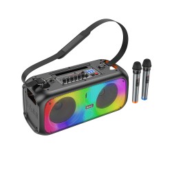 Hoco Bluetooth Wireless Speaker BS54 with Dual Mic Black Hoco Bluetooth Wireless Speaker BS54 with Dual Mic Black